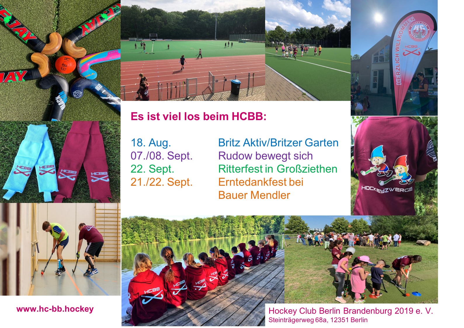 Besucht uns auf dem Sport und Gesundheitsfest "Britz aktiv" HC