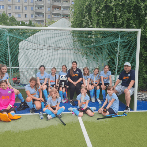 Mädchen U12 bei Rotation